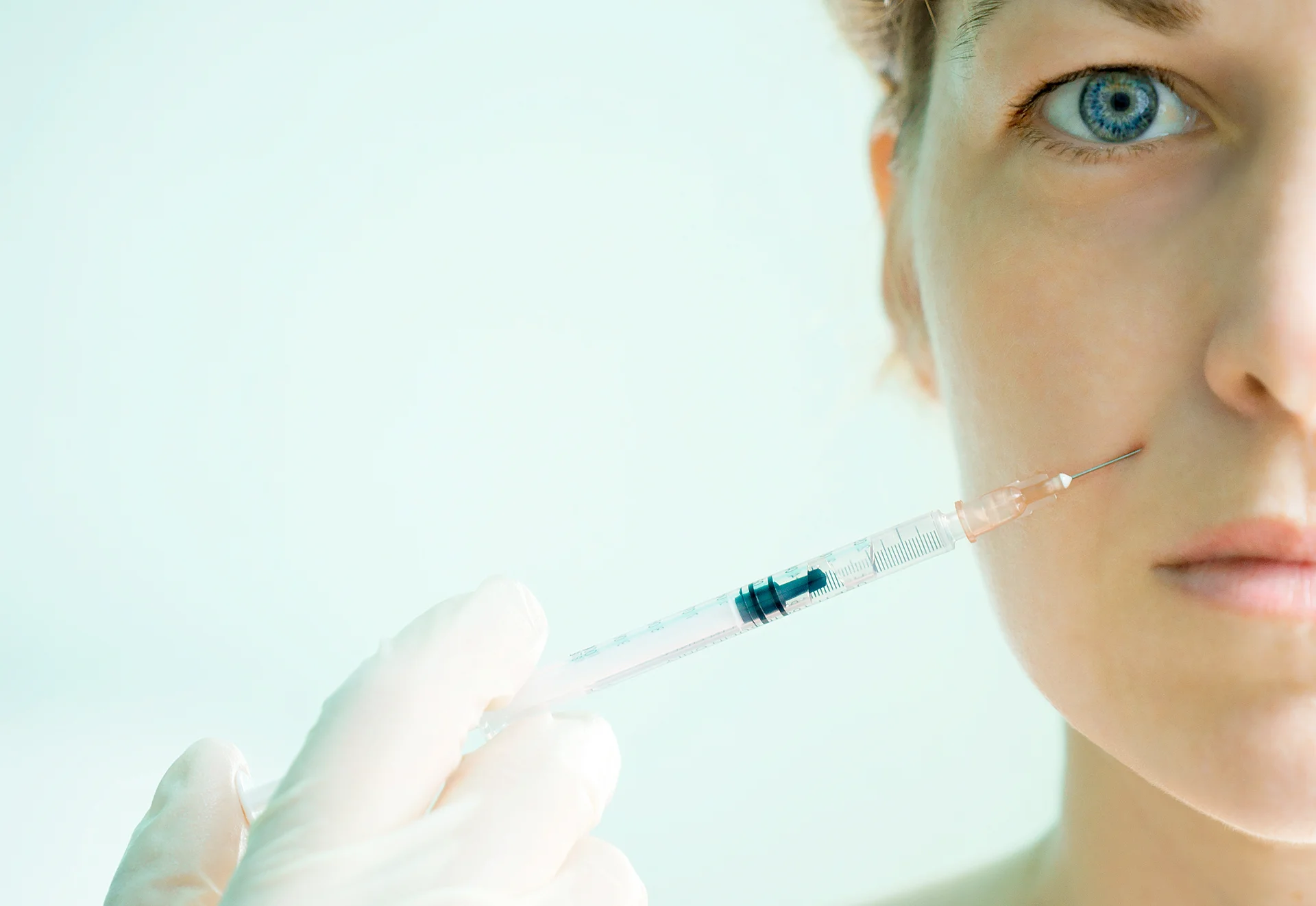 A Woman Getting Cheek Fillers||