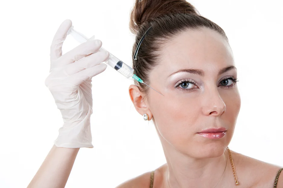 A Woman Getting Cheek Filler