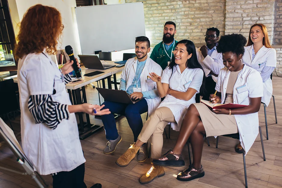 medical students listened to a lecture