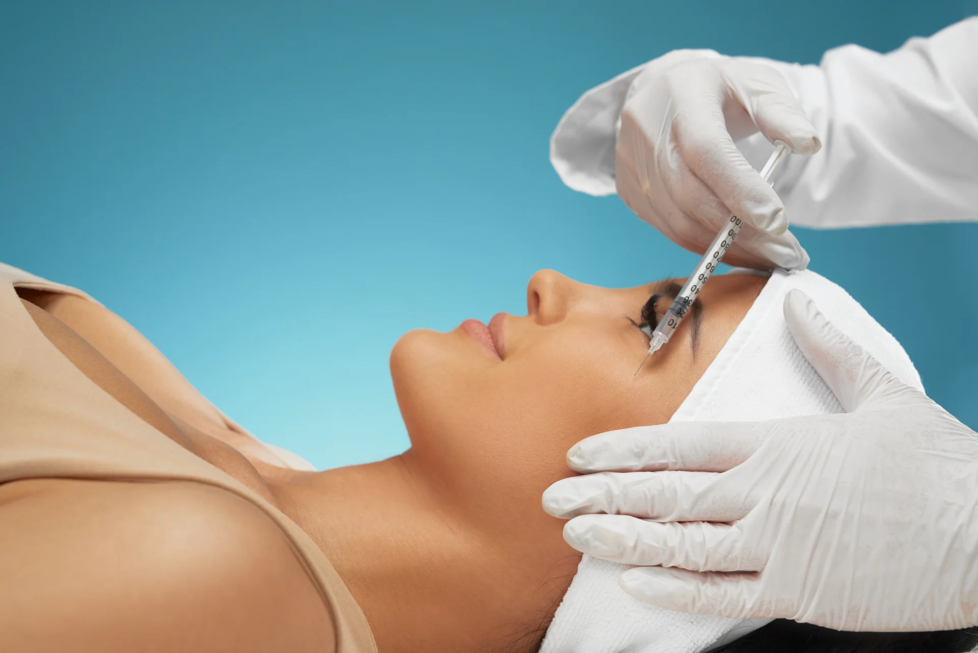 A Woman Getting Cheek Fillers||