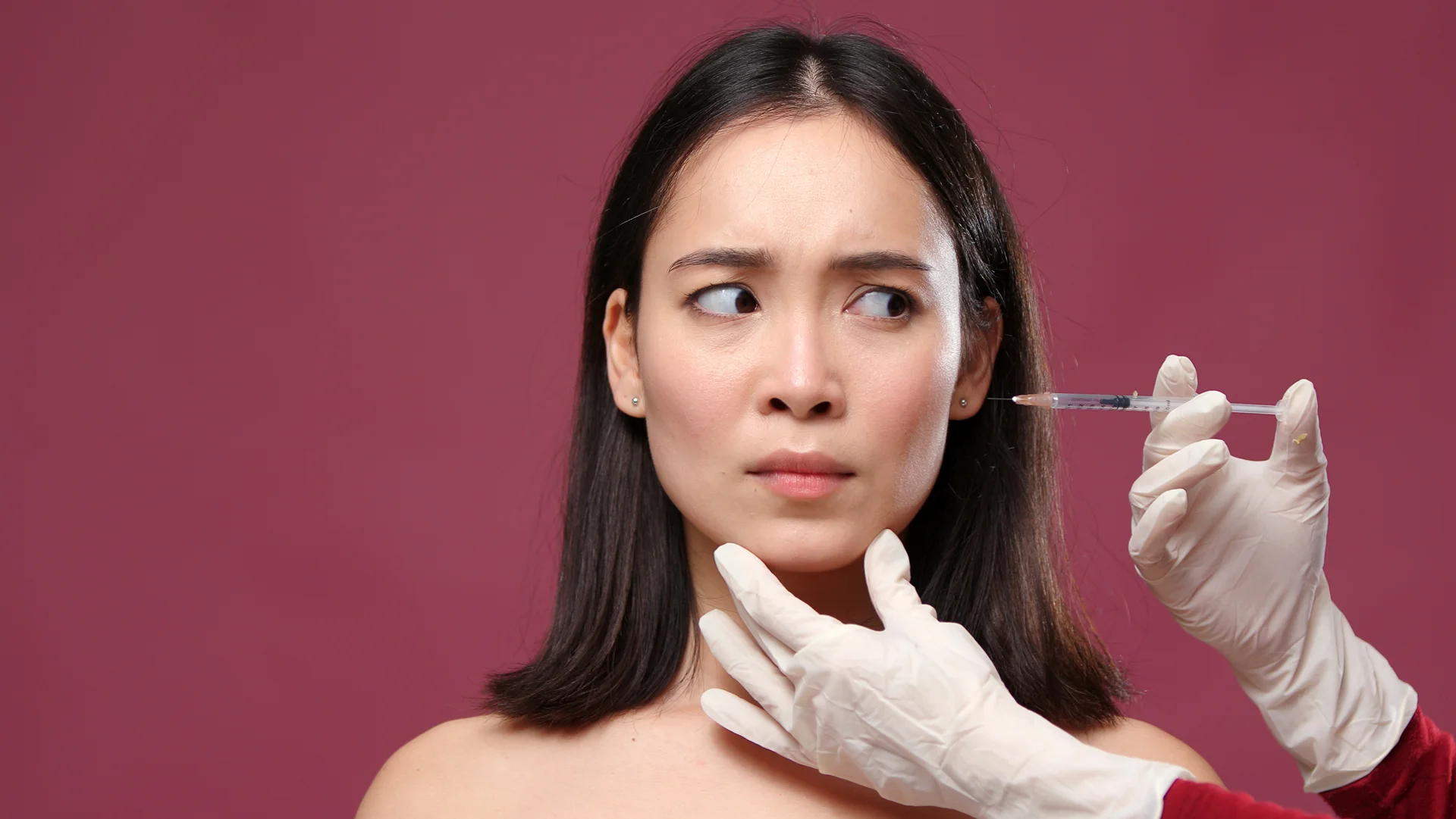 A Woman Getting Cheek Fillers||