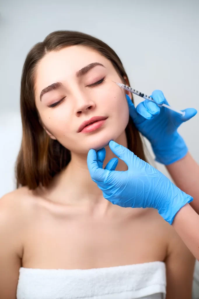 cheek filler treatment